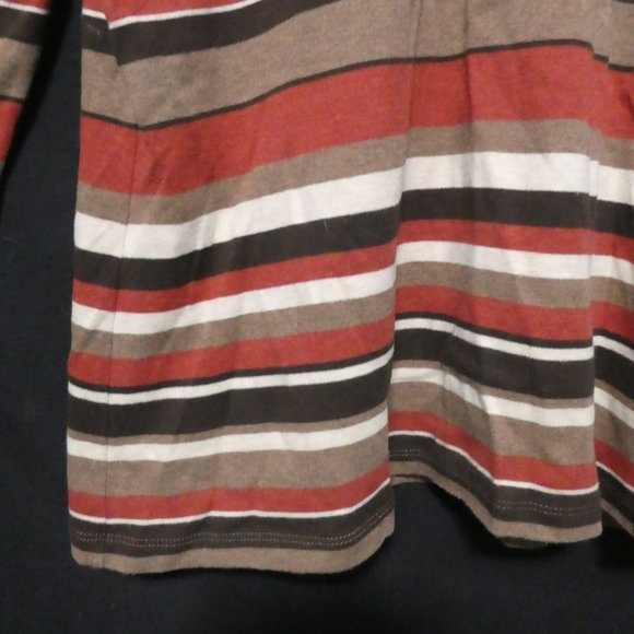 CROFT & BARROW | large | 100% Prima Cotton | Striped Long-Sleeve Top | NWOT - Picture 8 of 14